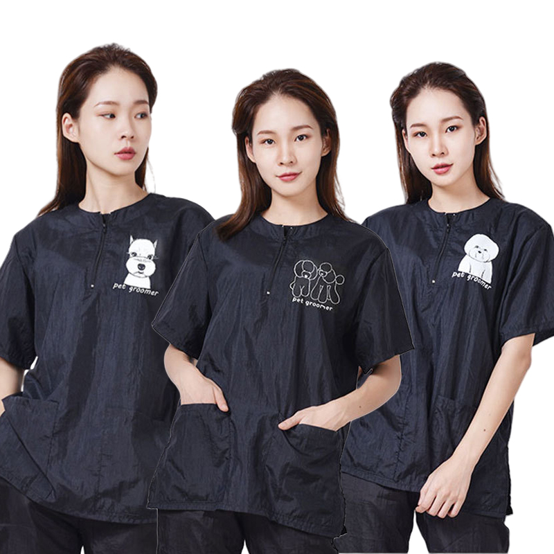 Hair Care Hospital - S-3XL 애완동물 미용사 재킷 애완동물샵 병원