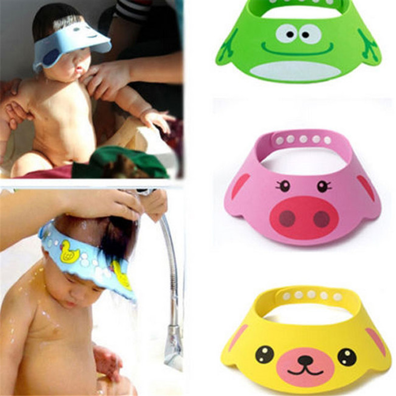 Hair Care For Baby - 조절 가능한 아기 샤워 모자 유아용