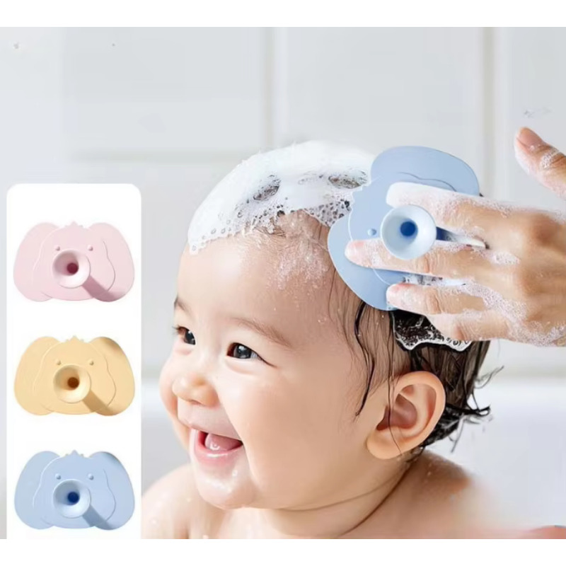 Hair Care For Baby - 아기 실리콘 샴푸 브러시 헤어 빗
