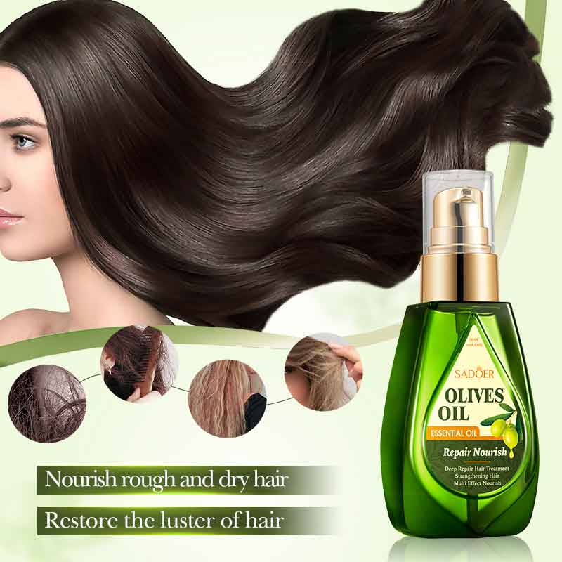 Hair Care Olive Oil - 올리브 Qihuan 샤이닝 헤어 케어 에센셜