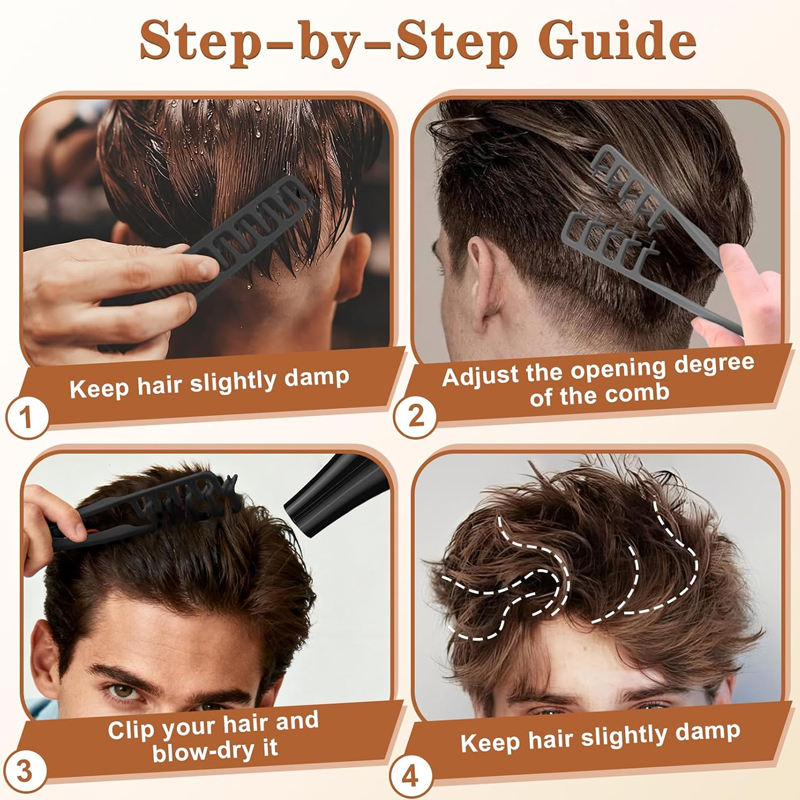 2개입 9열 엉킴 방지 마사지 헤어 브러시 와이드 톱  - Detangling Wide Comb 리뷰 및 가격