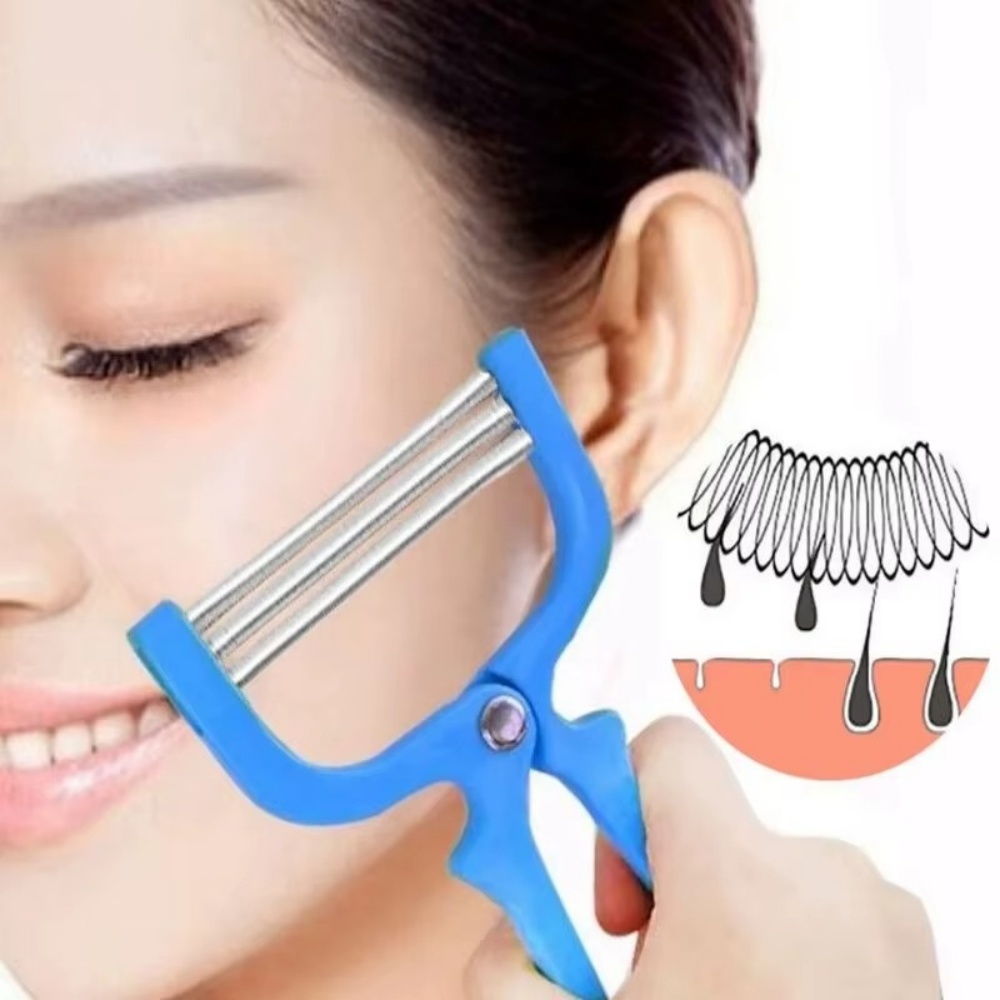 여성 제모기 미니 얼굴 털 제거기 안전한 스프링 롤러  - Hair Care Women 리뷰 및 가격