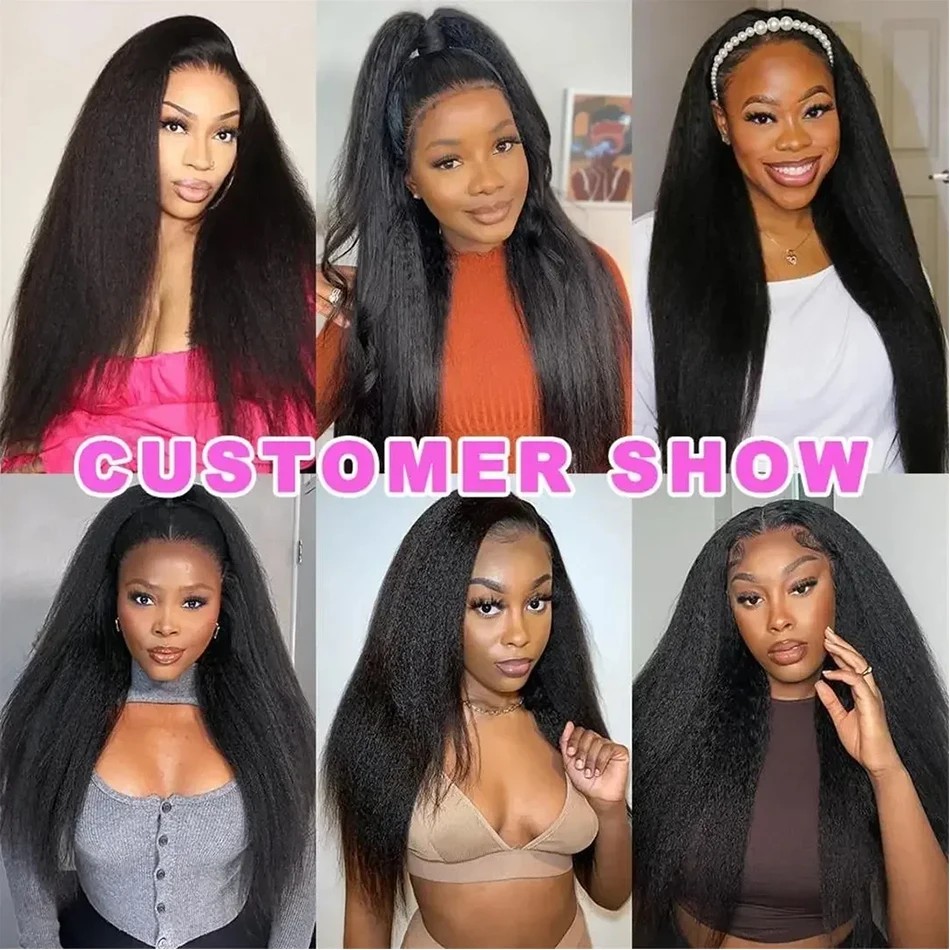 250 밀도 곱슬머리 스트레이트 하프 가발 인모 플립오 - Hair Care Women 리뷰 및 가격