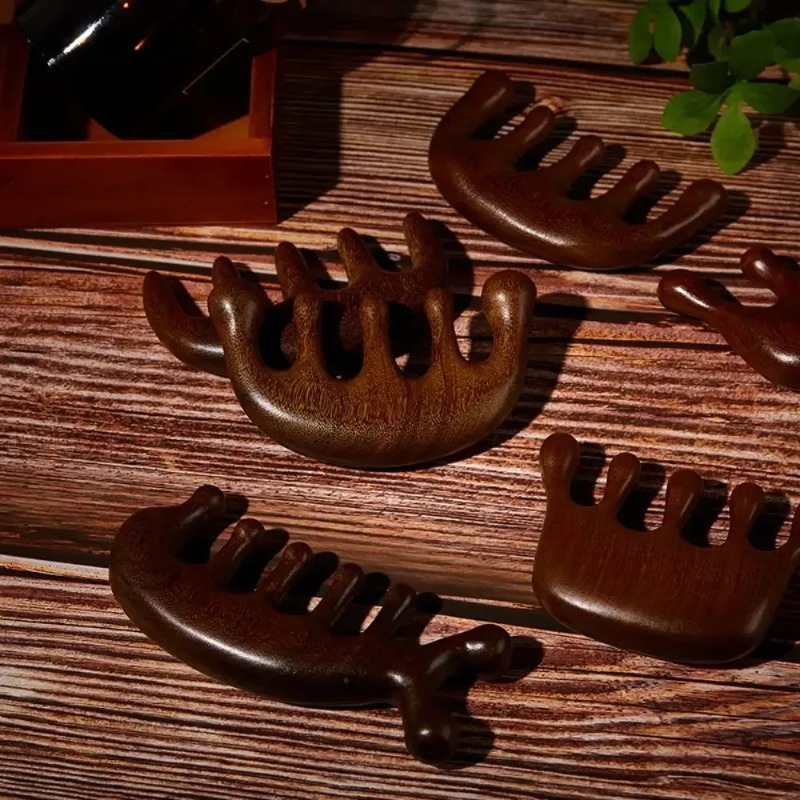 구아샤 마사지 빗 넓은 빗살 얼굴 마사지기 (머리, 얼 - Detangling Wide Comb 리뷰 및 가격