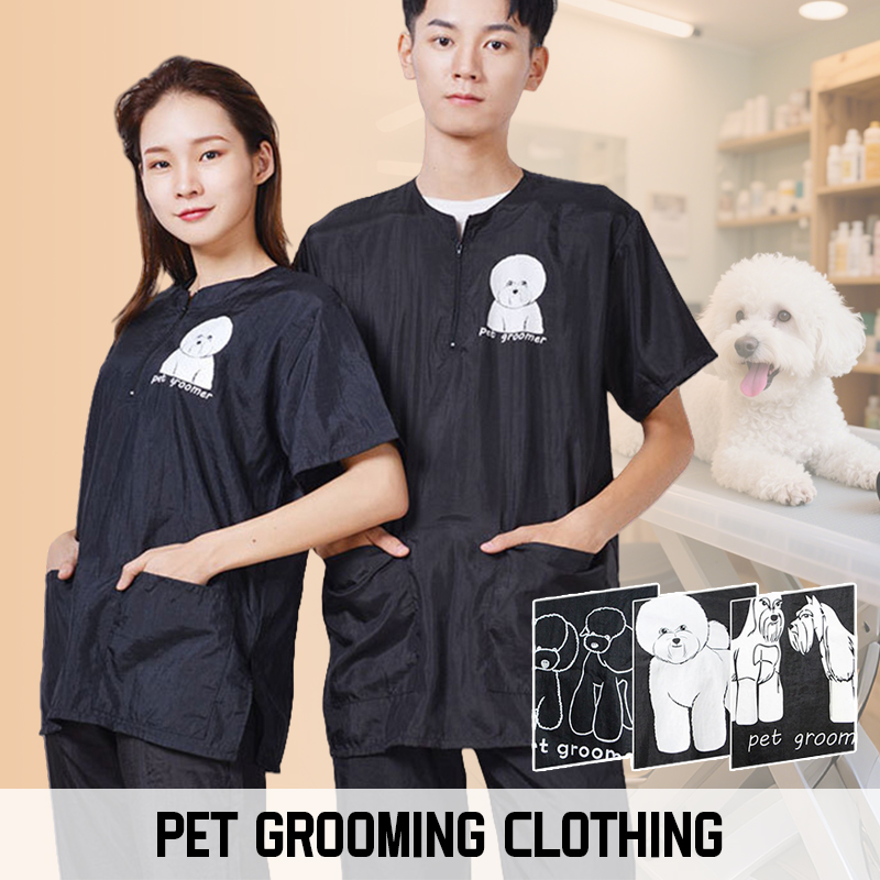 S-3XL 애완동물 미용사 재킷 애완동물샵 병원 털 묻 - Hair Care Hospital 리뷰 및 가격