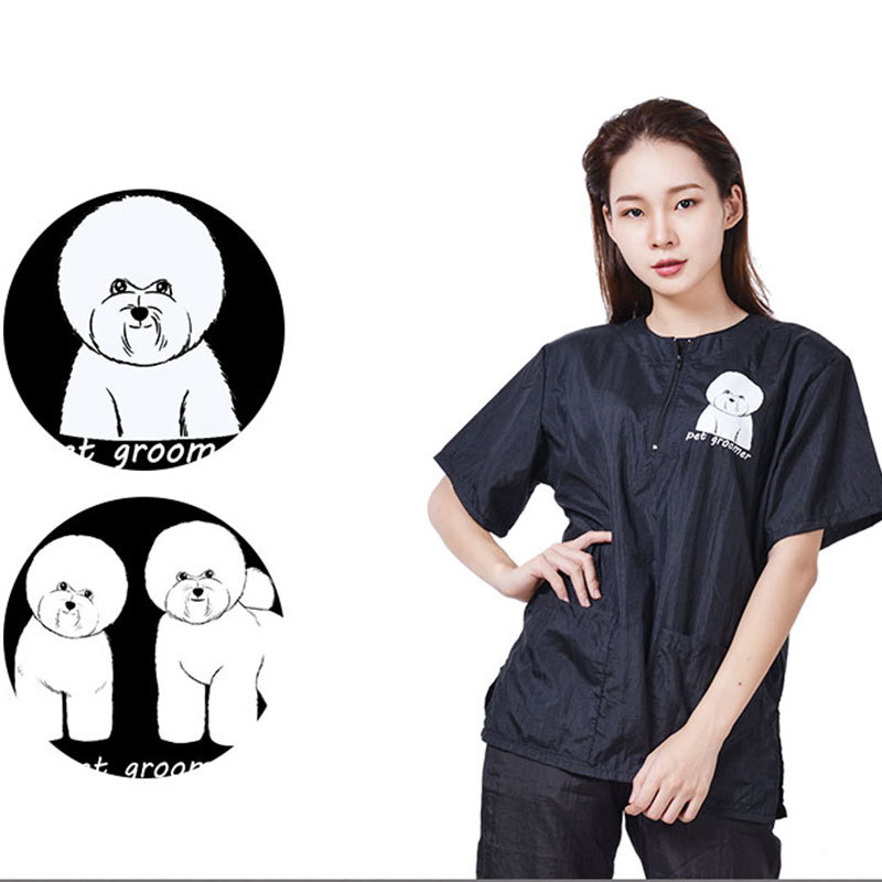 S-3XL 애완동물 미용사 재킷 애완동물샵 병원 털 묻 - Hair Care Hospital 리뷰 및 가격