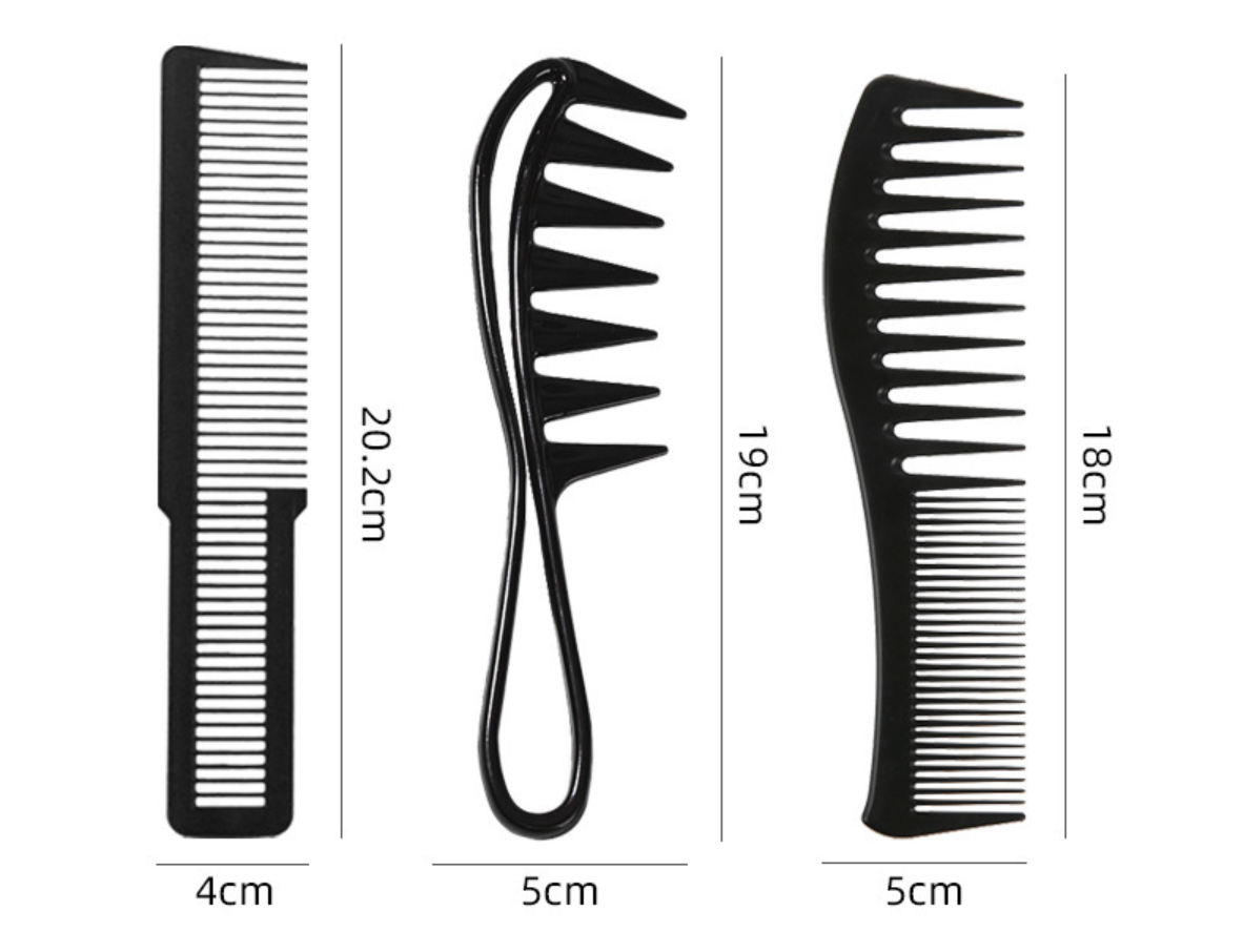 남성용 헤어 스타일링 4종 세트 - 넓은 빗살 헤어픽  - Detangling Wide Comb 리뷰 및 가격