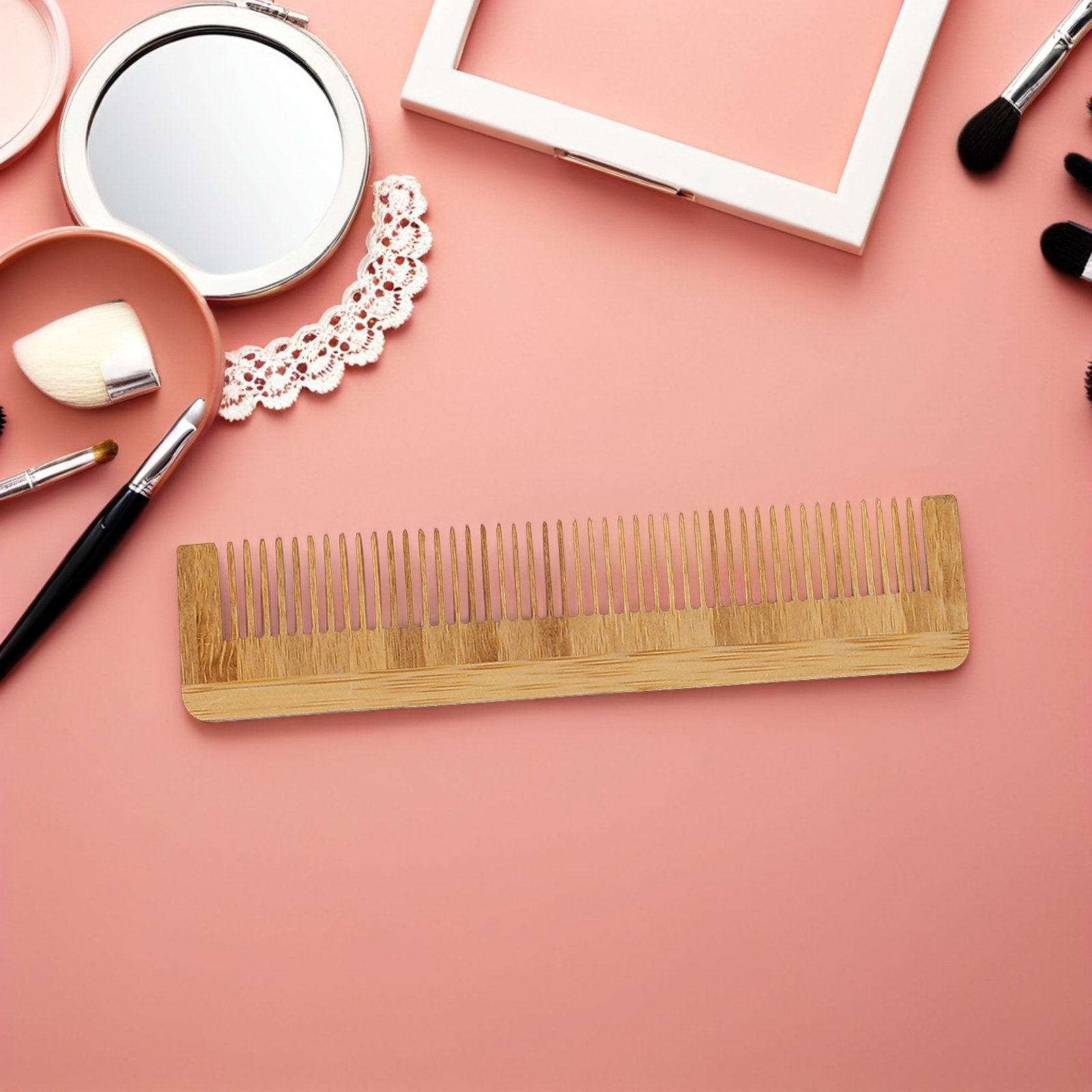 12개입 일회용 나무 수염 빗 대나무 포켓 빗 넓은 빗 - Detangling Wide Comb 리뷰 및 가격