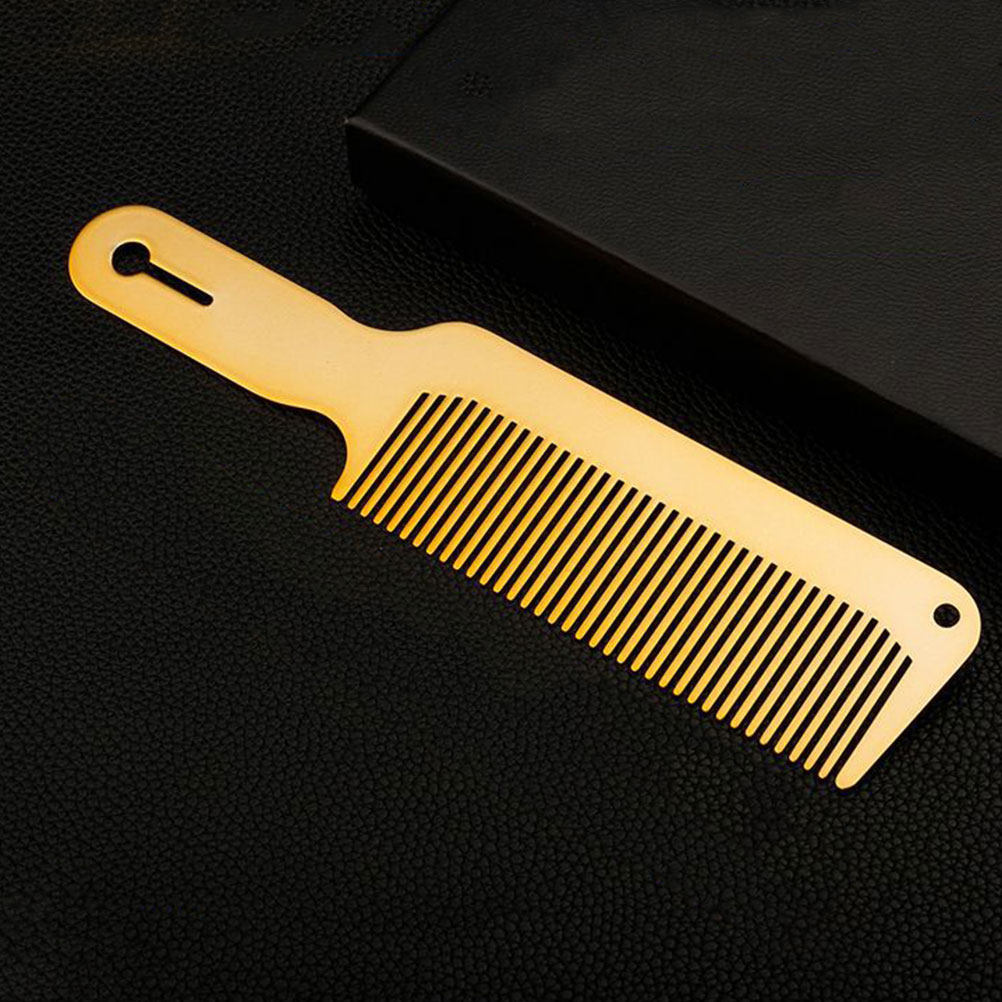 남성용 스틸 와이드 톱빗, 전문 이발사 헤어 스타일링  - Detangling Wide Comb 리뷰 및 가격