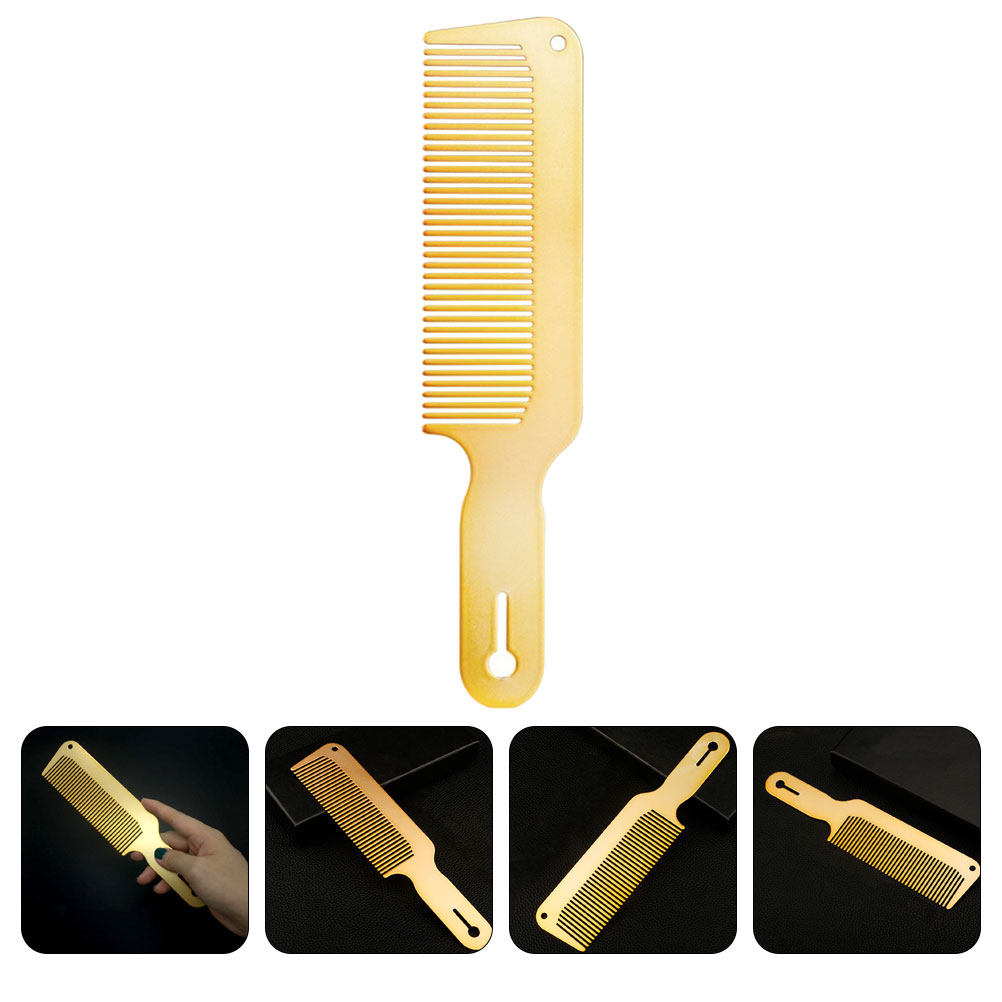 남성용 스틸 와이드 톱빗, 전문 이발사 헤어 스타일링  - Detangling Wide Comb 리뷰 및 가격