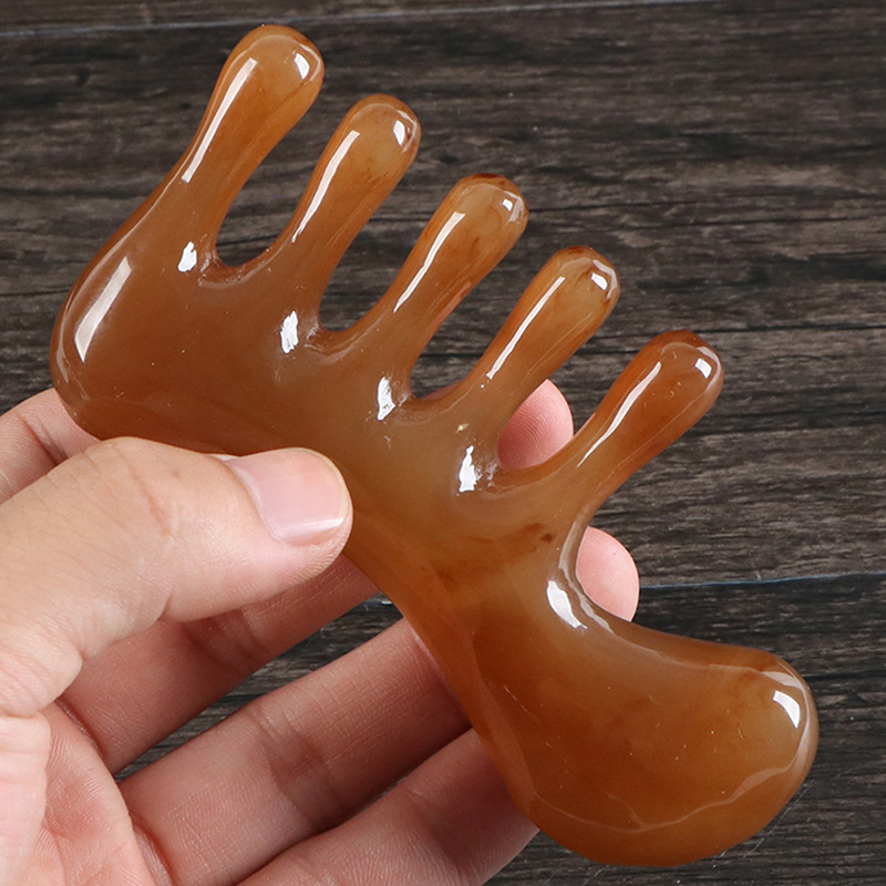 천연 황소 뿔 구아샤 도구, 스크래핑 포인트 전신 마사 - Hair Care Natural 리뷰 및 가격