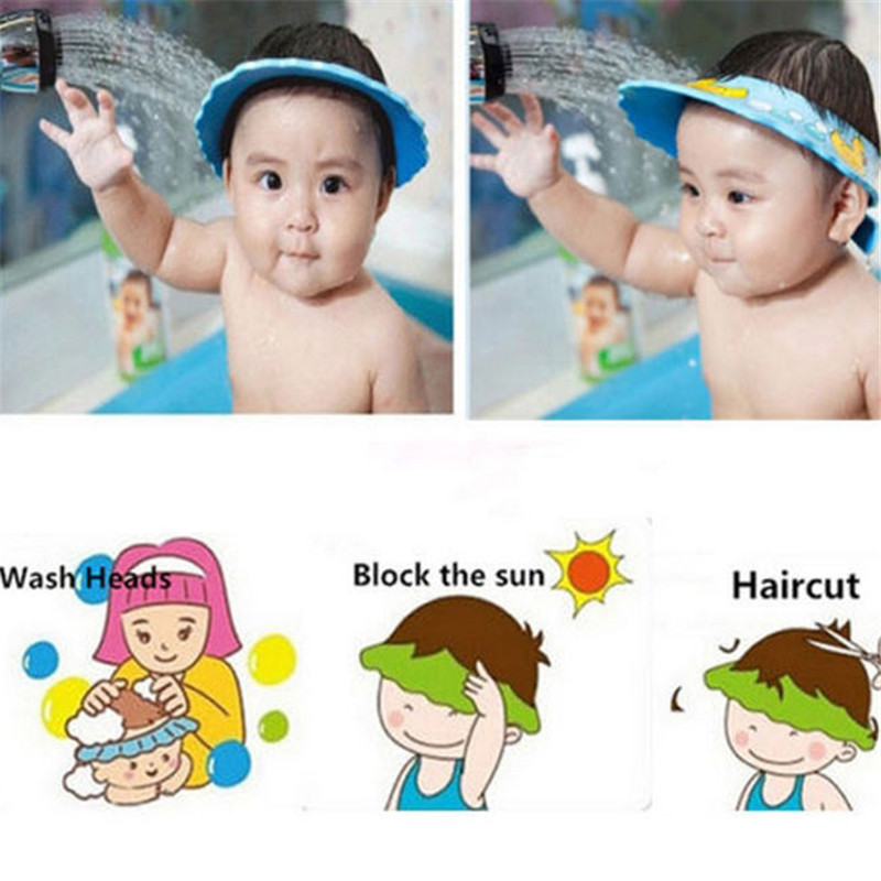 조절 가능한 아기 샤워 모자 유아용 샴푸 목욕 샤워캡  - Hair Care For Baby 리뷰 및 가격