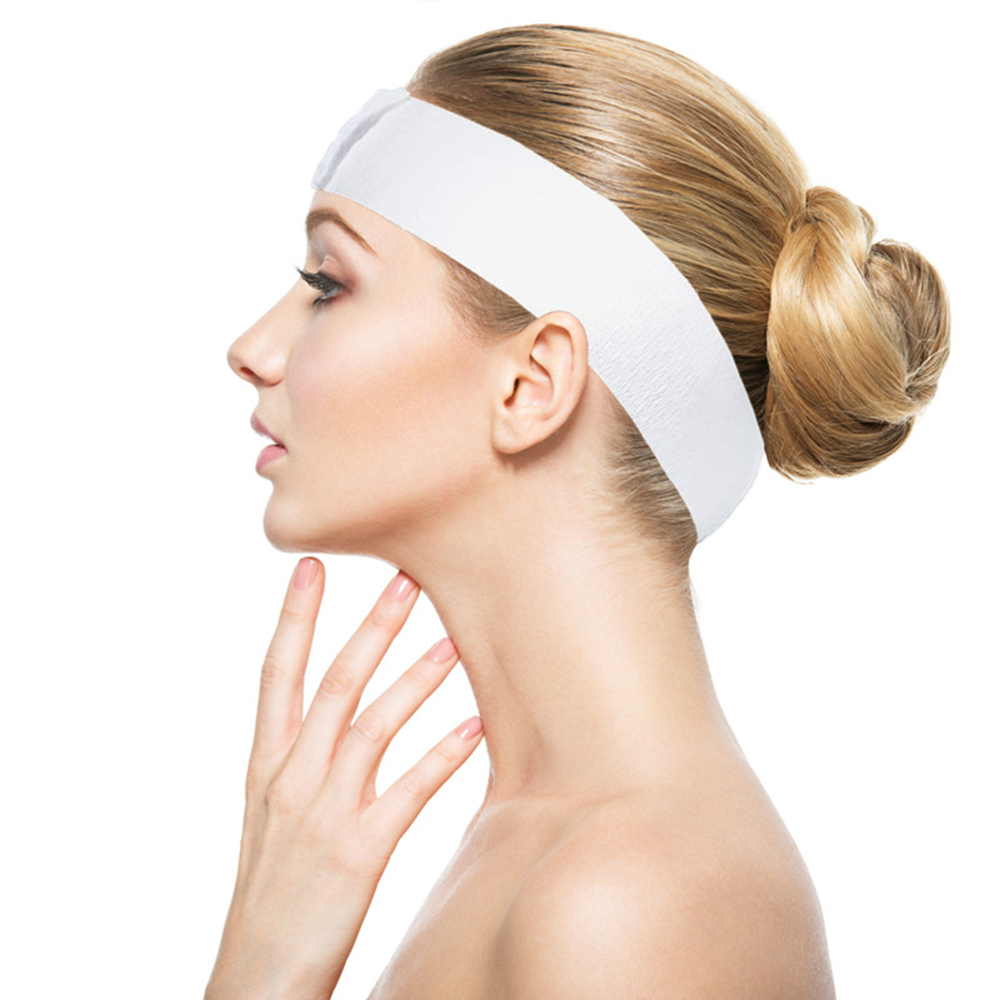 50 조각 일회용 스파 페이셜 헤드 밴드 스트레치 부직 - Hair Care Women 리뷰 및 가격