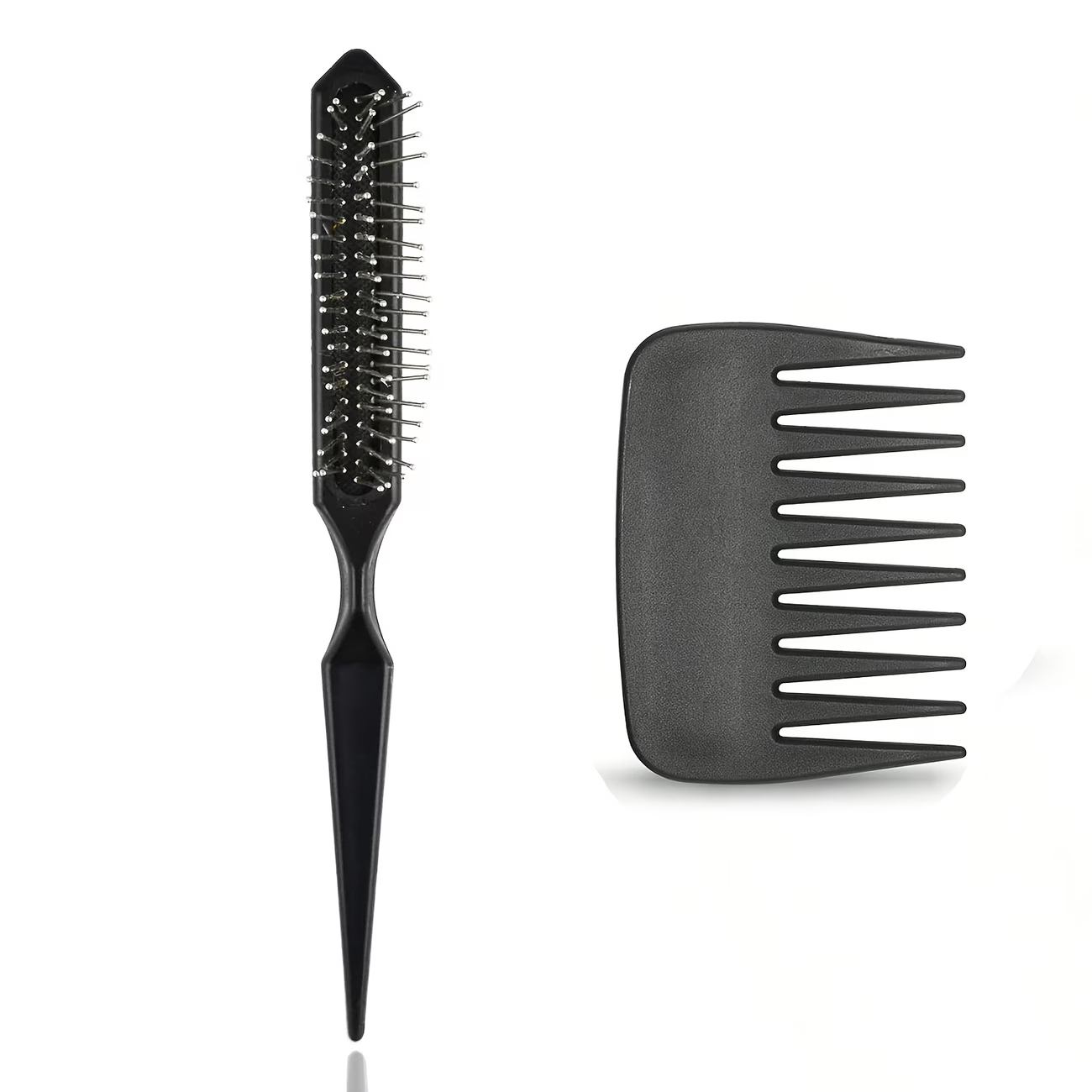 2개 세트 작은 넓은 빗살 빗 세트, 두꺼운 곱슬 웨이 - Detangling Wide Comb 리뷰 및 가격