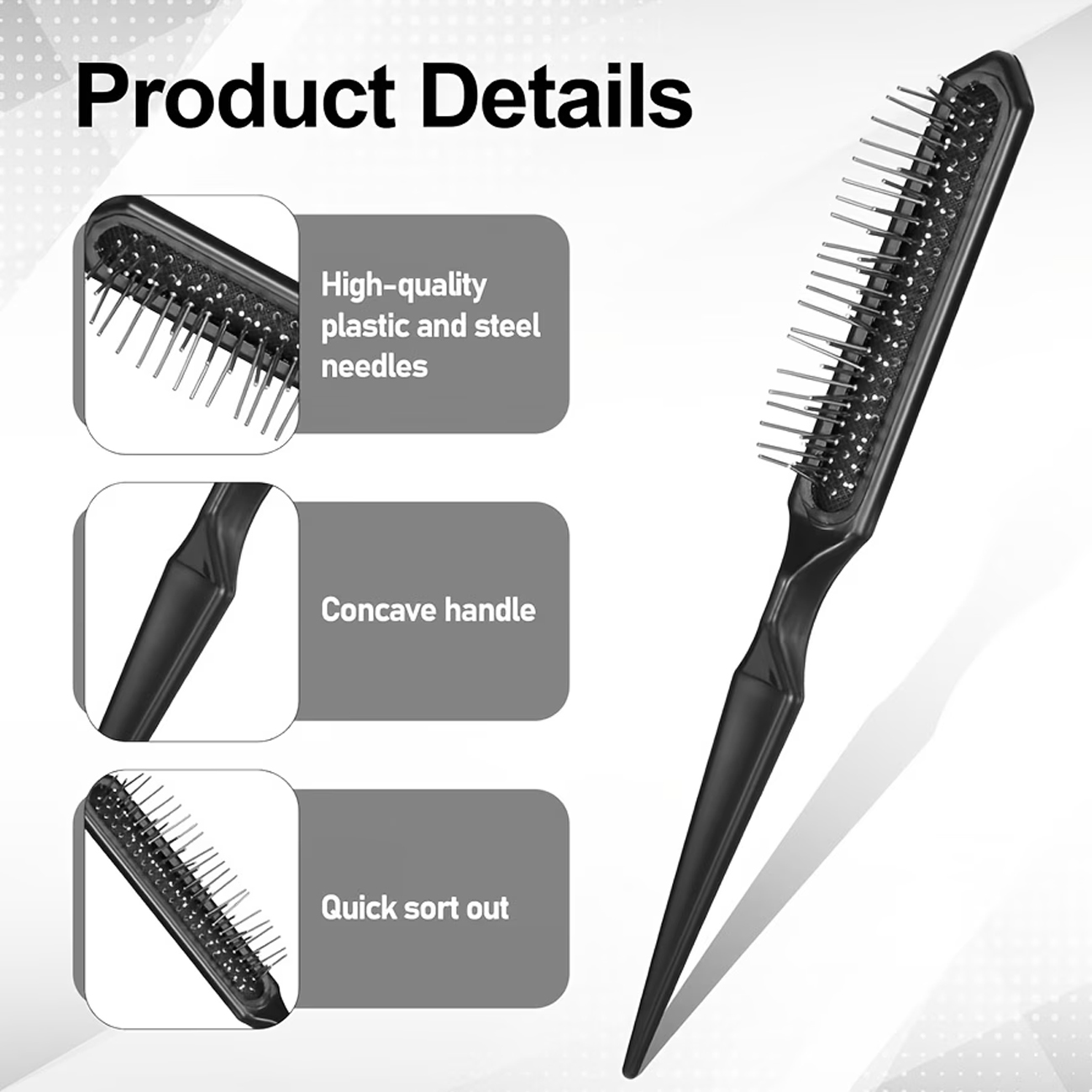 2개 세트 작은 넓은 빗살 빗 세트, 두꺼운 곱슬 웨이 - Detangling Wide Comb 리뷰 및 가격