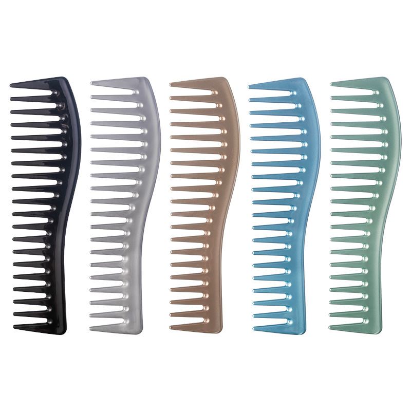 곡선형 상어 이빨 모양의 넓은 빗살, 스프레이 도장 공 - Detangling Wide Comb 리뷰 및 가격