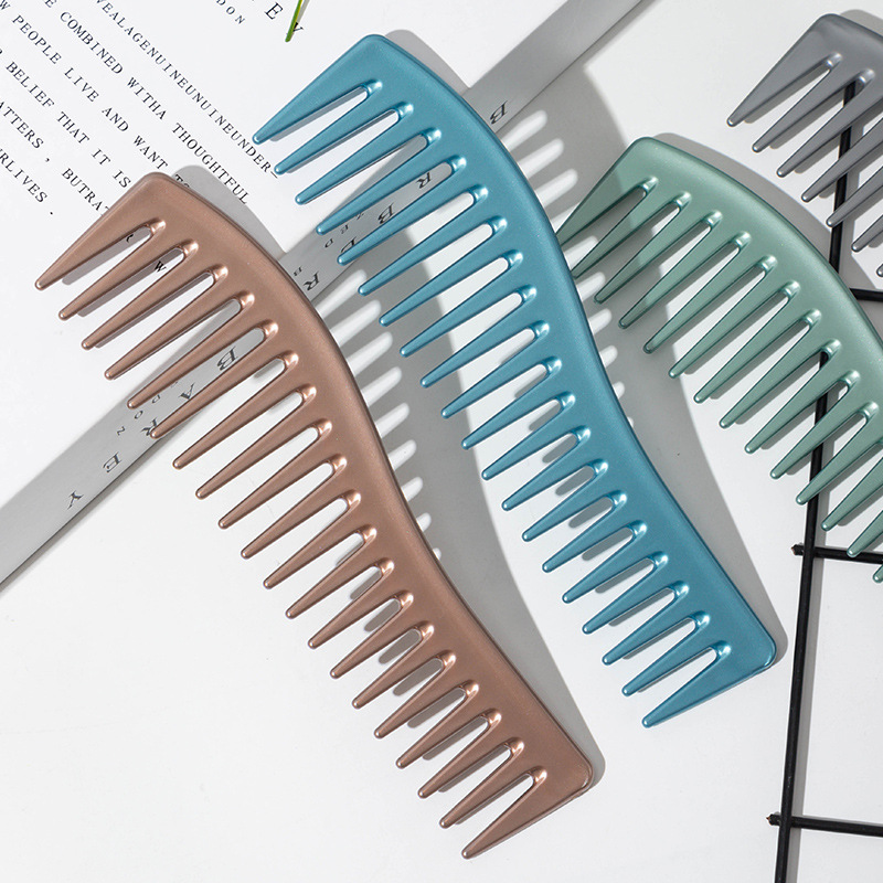 곡선형 상어 이빨 모양의 넓은 빗살, 스프레이 도장 공 - Detangling Wide Comb 리뷰 및 가격