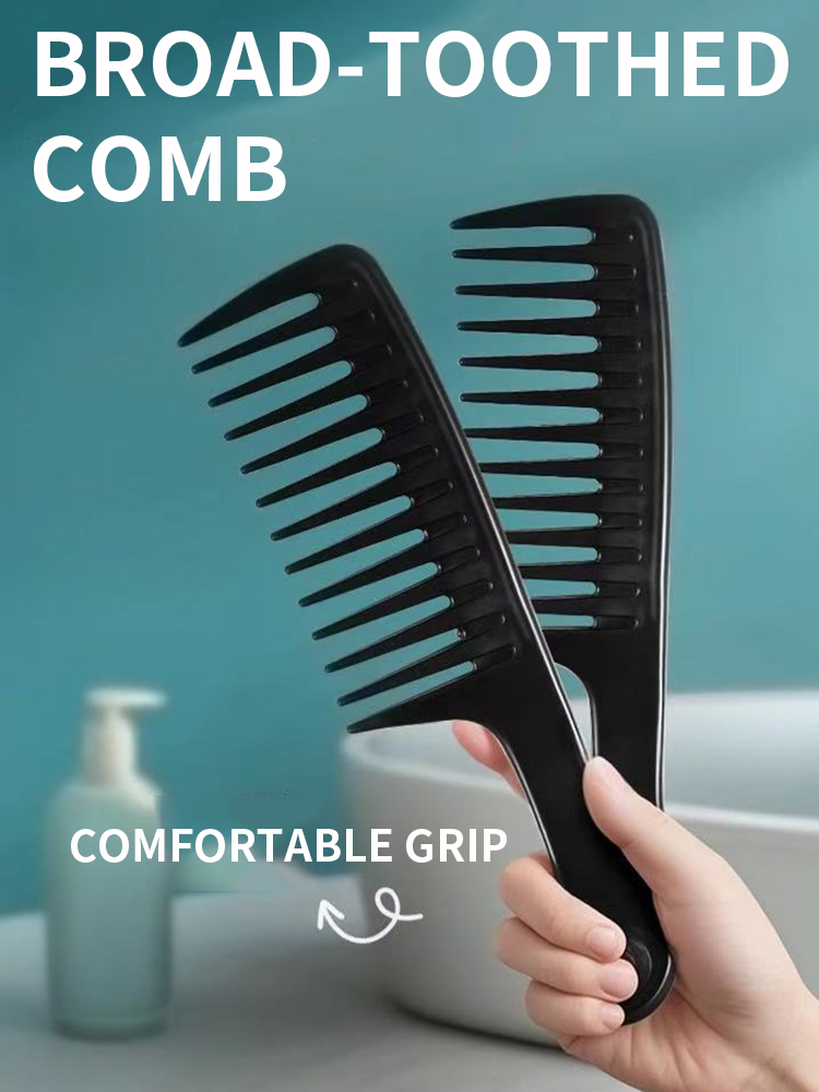 여성용 넓은 빗살 곱슬머리 빗, 튼튼한 대형 빗, 긴  - Detangling Wide Comb 리뷰 및 가격