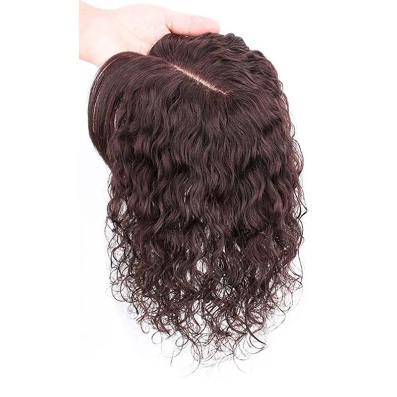 13x13cm 인모 곱슬머리 가발 여성 탈모 및 희소한 - Hair Care Women 리뷰 및 가격