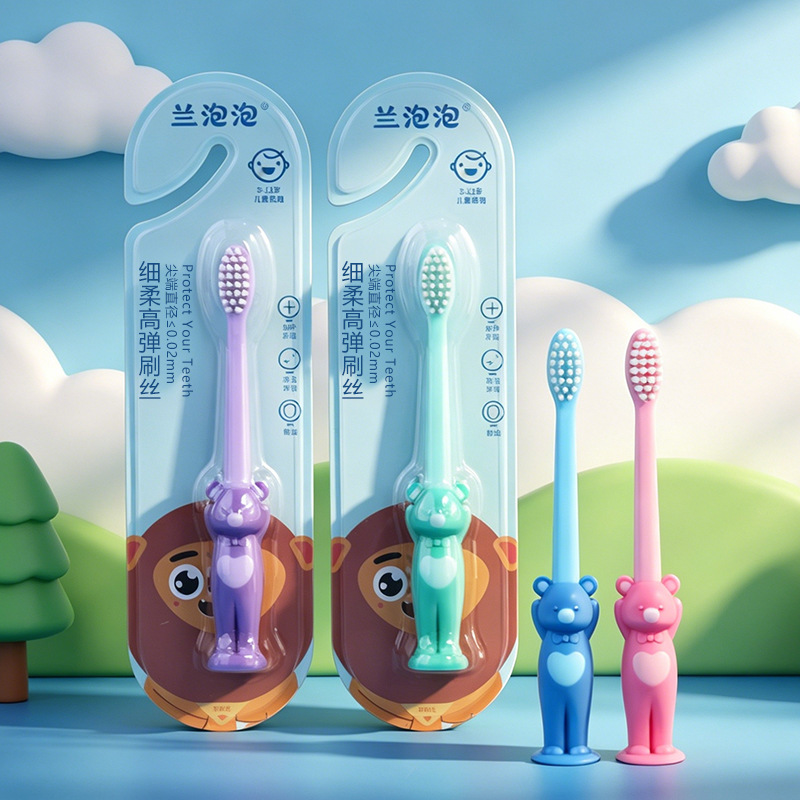 리틀 베어 어린이용 소형 헤드 잇몸 관리 부드러운 모  - Hair Care For Baby 리뷰 및 가격