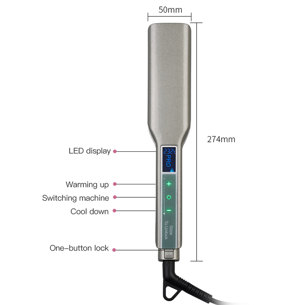 스마트 터치 디스플레이 헤어 스트레이트너, LCD 디스 - Detangling Wide Comb 리뷰 및 가격