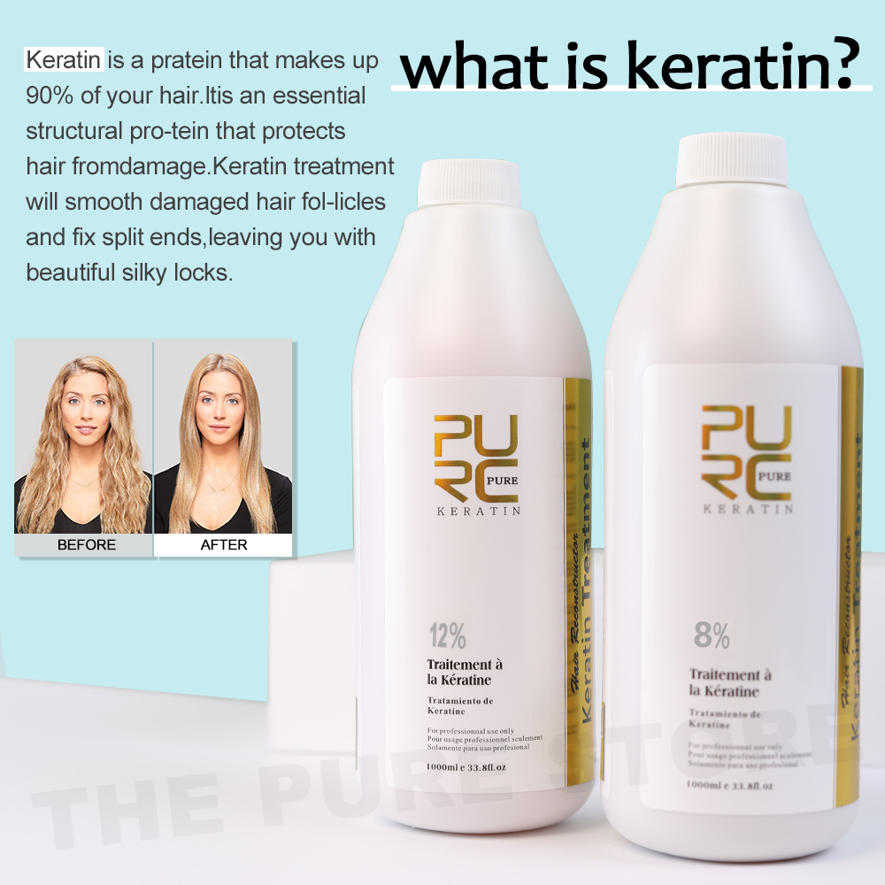 PURC 5% 케라틴 스무딩 트리트먼트, 브라질 케라틴 - Hair Care In Salon 리뷰 및 가격