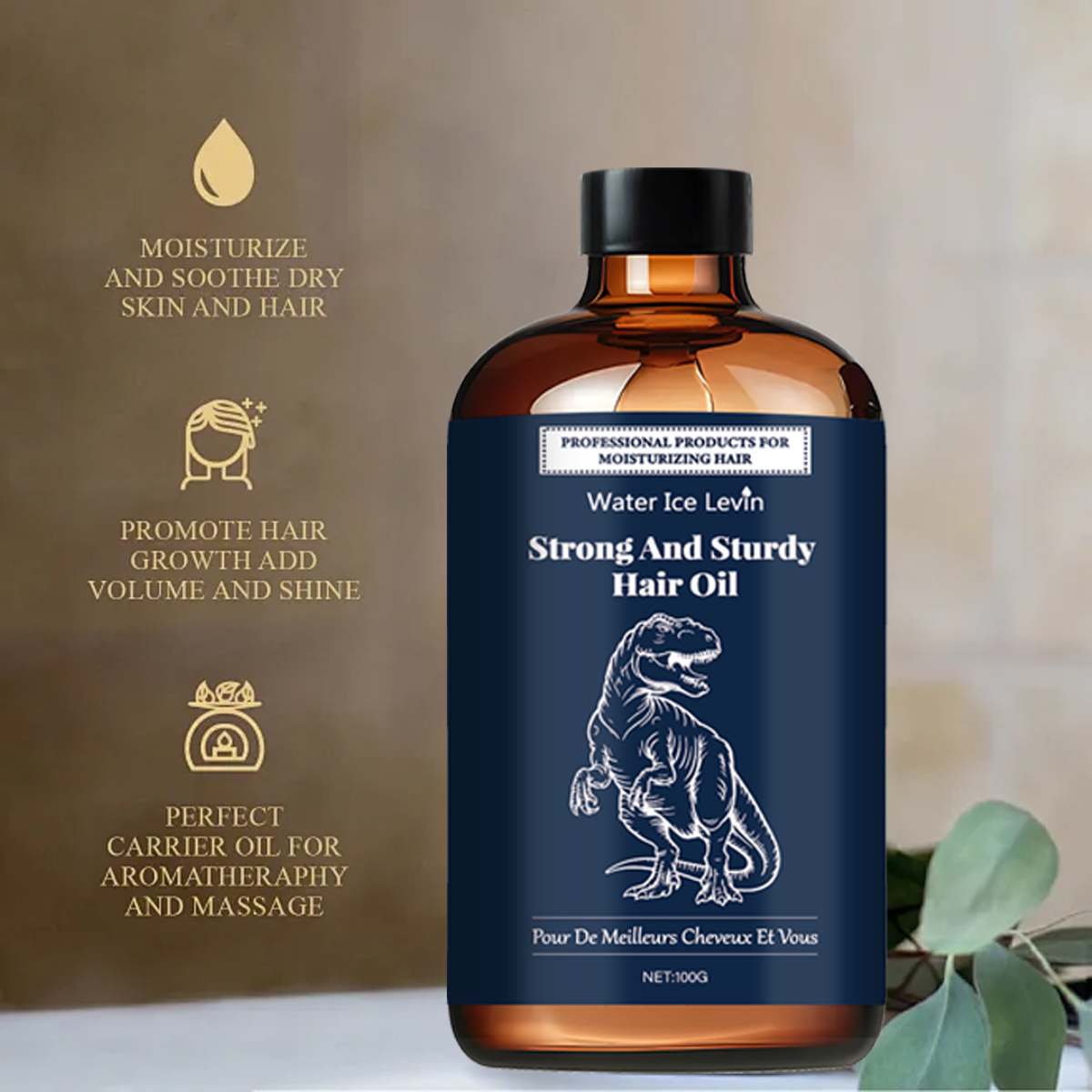 강력하고 튼튼한 헤어 오일, 히알루론산, 올리브 및 코 - Hair Care Olive Oil 리뷰 및 가격