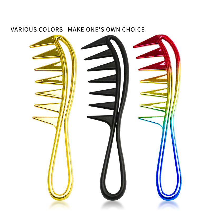 미용사 휴대용 멀티 컬러 와이드 이빨 상어 플라스틱 헤 - Detangling Wide Comb 리뷰 및 가격