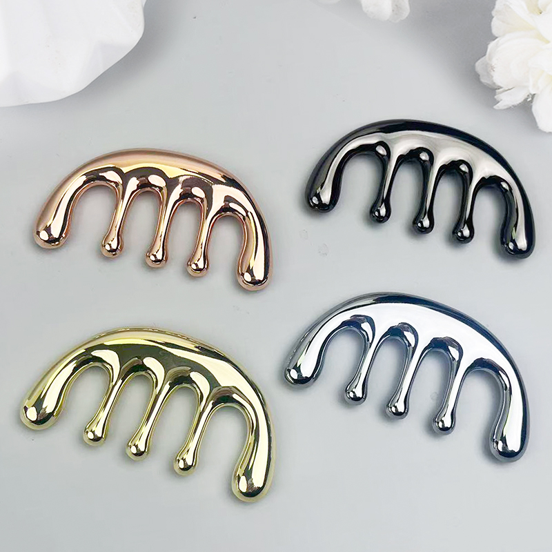5개의 톱니가 있는 금속 마사지 빗 1개 - 덩어리를  - Detangling Wide Comb 리뷰 및 가격